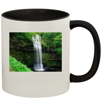 Waterfalls 11oz Colored Inner & Handle Mug