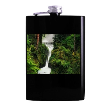 Waterfalls Hip Flask