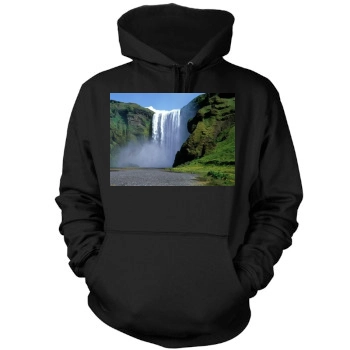 Waterfalls Mens Pullover Hoodie Sweatshirt