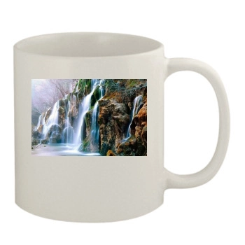 Waterfalls 11oz White Mug