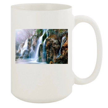 Waterfalls 15oz White Mug