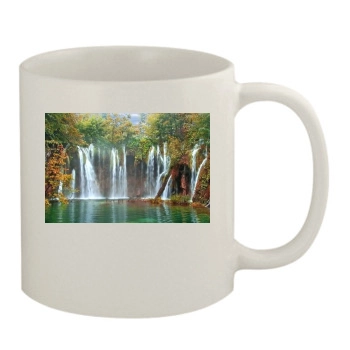 Waterfalls 11oz White Mug