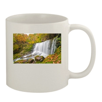 Waterfalls 11oz White Mug