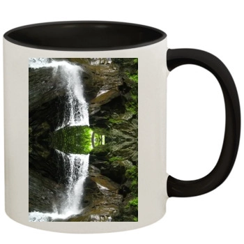 Waterfalls 11oz Colored Inner & Handle Mug