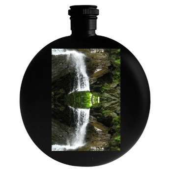 Waterfalls Round Flask