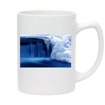 Waterfalls 14oz White Statesman Mug