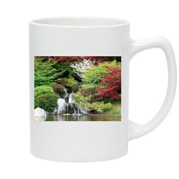 Waterfalls 14oz White Statesman Mug