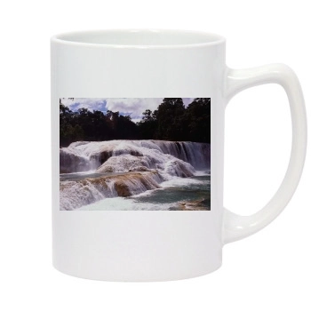 Waterfalls 14oz White Statesman Mug