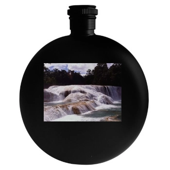 Waterfalls Round Flask