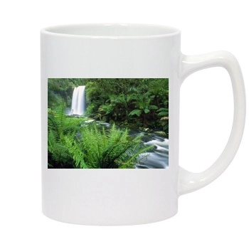 Waterfalls 14oz White Statesman Mug