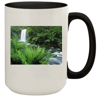 Waterfalls 15oz Colored Inner & Handle Mug