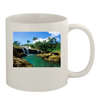 Waterfalls 11oz White Mug