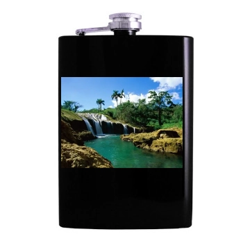 Waterfalls Hip Flask