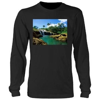 Waterfalls Men's Heavy Long Sleeve TShirt