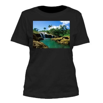 Waterfalls Women's Cut T-Shirt