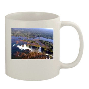 Waterfalls 11oz White Mug