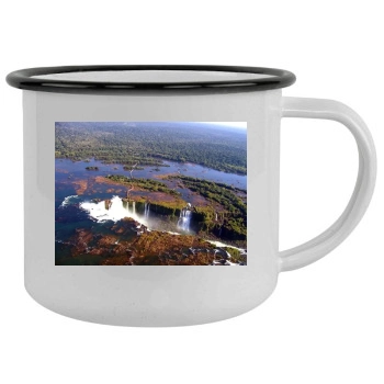 Waterfalls Camping Mug