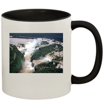 Waterfalls 11oz Colored Inner & Handle Mug