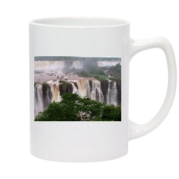 Waterfalls 14oz White Statesman Mug