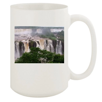 Waterfalls 15oz White Mug