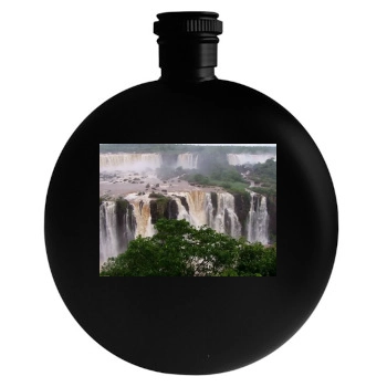 Waterfalls Round Flask