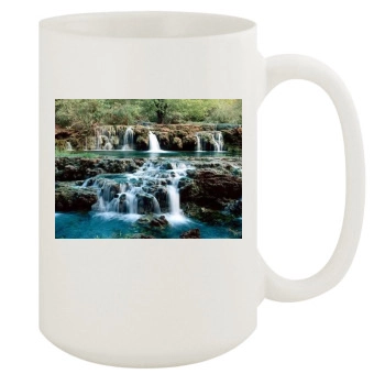 Waterfalls 15oz White Mug