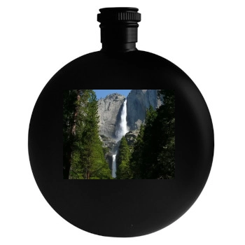 Waterfalls Round Flask