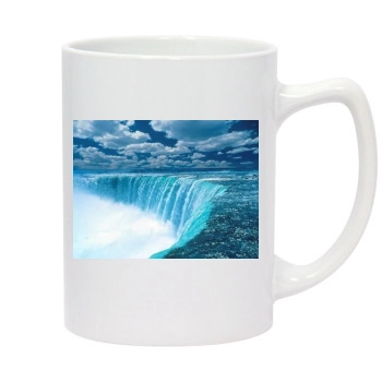 Waterfalls 14oz White Statesman Mug