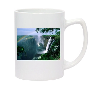 Waterfalls 14oz White Statesman Mug