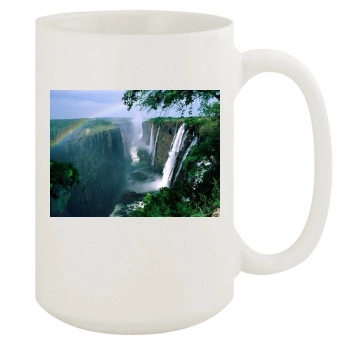 Waterfalls 15oz White Mug