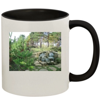 Waterfalls 11oz Colored Inner & Handle Mug