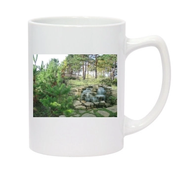 Waterfalls 14oz White Statesman Mug