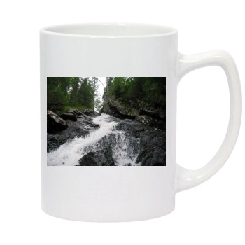 Waterfalls 14oz White Statesman Mug