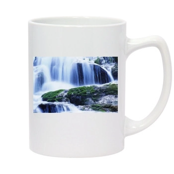 Waterfalls 14oz White Statesman Mug