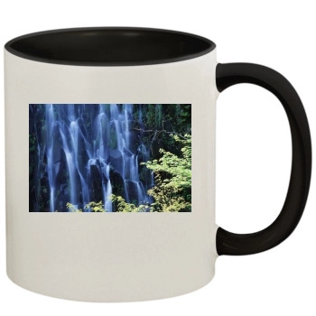 Waterfalls 11oz Colored Inner & Handle Mug