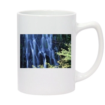 Waterfalls 14oz White Statesman Mug