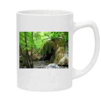 Waterfalls 14oz White Statesman Mug