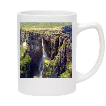 Waterfalls 14oz White Statesman Mug