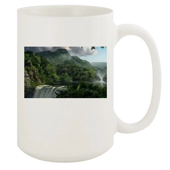 Waterfalls 15oz White Mug