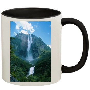 Waterfalls 11oz Colored Inner & Handle Mug