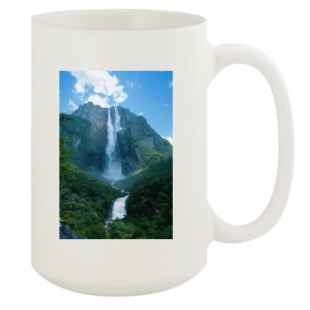 Waterfalls 15oz White Mug