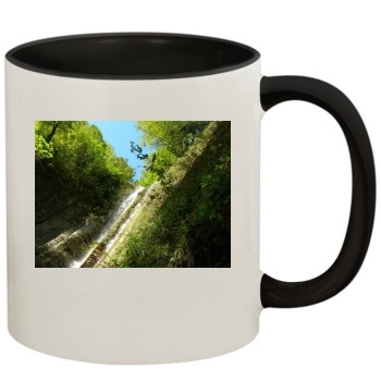 Waterfalls 11oz Colored Inner & Handle Mug