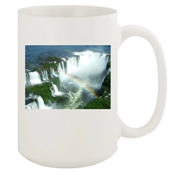 Waterfalls 15oz White Mug