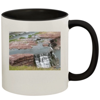 Waterfalls 11oz Colored Inner & Handle Mug