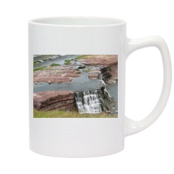 Waterfalls 14oz White Statesman Mug