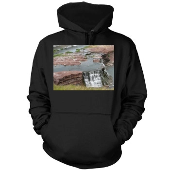 Waterfalls Mens Pullover Hoodie Sweatshirt