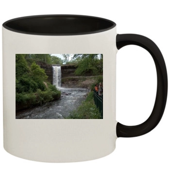 Waterfalls 11oz Colored Inner & Handle Mug