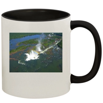 Waterfalls 11oz Colored Inner & Handle Mug