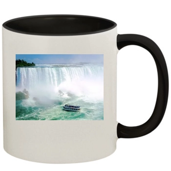 Waterfalls 11oz Colored Inner & Handle Mug