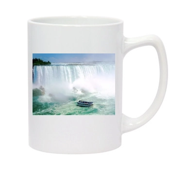 Waterfalls 14oz White Statesman Mug